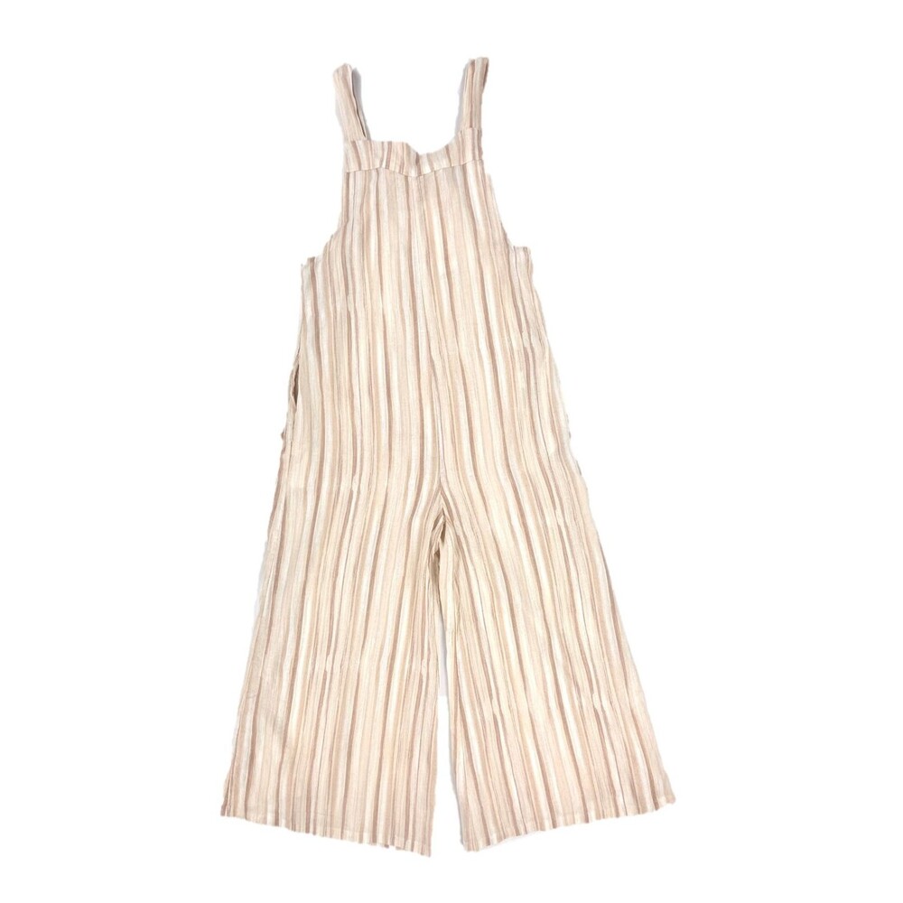 NWT Calypso St Barth Linen Jumpsuit Beachy Boho Resort Lagenlook Old Money XL